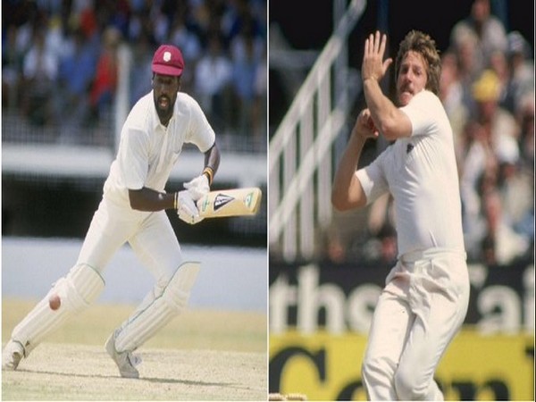 Sir Vivian Richards (L) and Sir Ian Botham (R). (Photo/ECB Twitter)