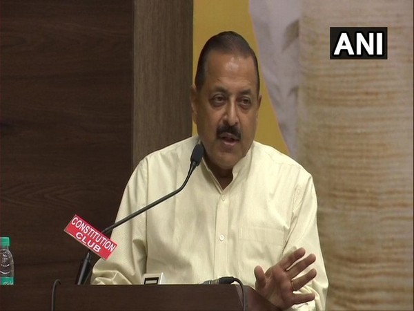 Union Minister Jitendra Singh at an event organised to pay homage to Atal Bihari Vajpayee. Photo/ANI