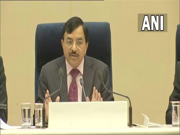 Chief Election Commissioner Sushil Chandra briefing the media on the schedule of assembly polls to be held in five states, on Saturday. (Photo/ANI)