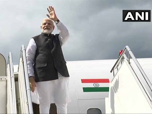 Prime Minister Narendra Modi leaves for Delhi from Paro International Airport on Sunday after concluding a two-day visit to Bhutan (Photo/ANI)