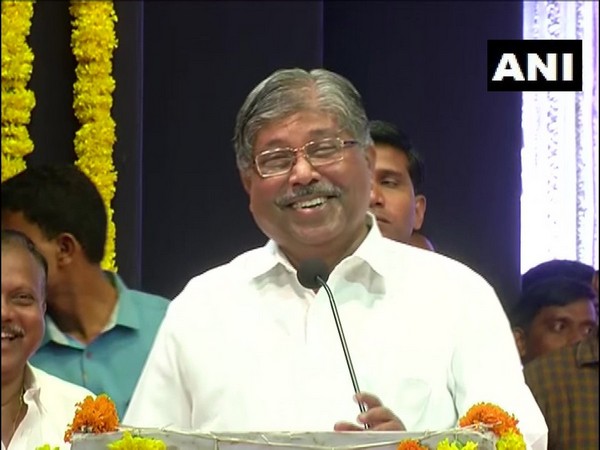 Maharashtra BJP president Chandrakant Patil speaking at an event in Pune on Tuesday. 