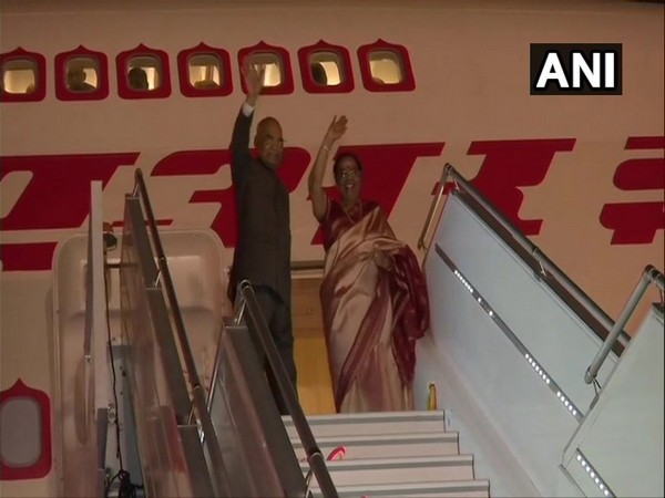 President Ram Nath Kovind and his wife Savita Kovind