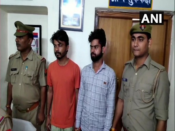 The two were taken into custody after a railway employee filed a complaint against them on Tuesday. 