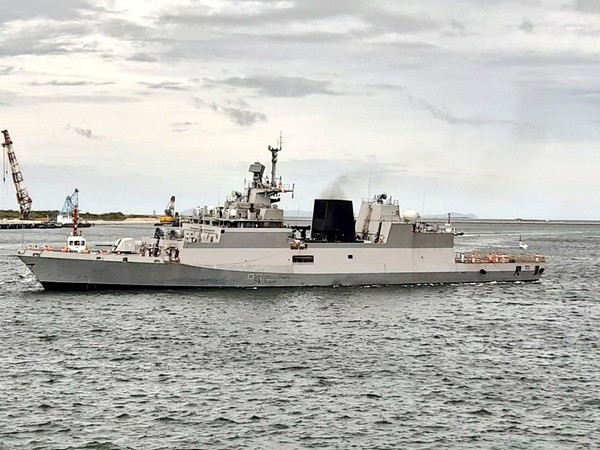 Two warships of Indian Navy entered Laem Chabang port of Thailand on Saturday morning. (Picture tweeted by Spokesperson Navy)