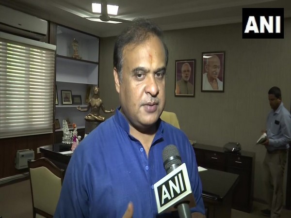 Assam Finance Minister Himanta Biswa Sarma speaking to ANI in Guwahati on Saturday. 
