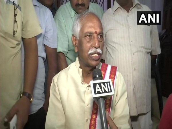 Bandaru Dattatreya speaking to ANI in Hyderabad on Sunday. Photo/ANI