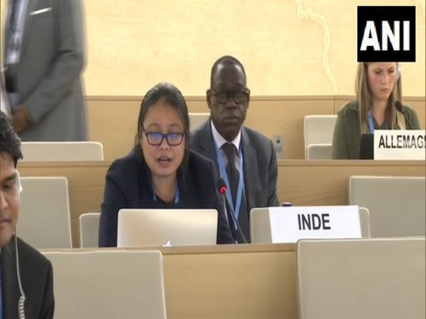 Kumam Mini Devi, First Secretary in the Permanent Mission of India at UNHRC. Photo/ANI