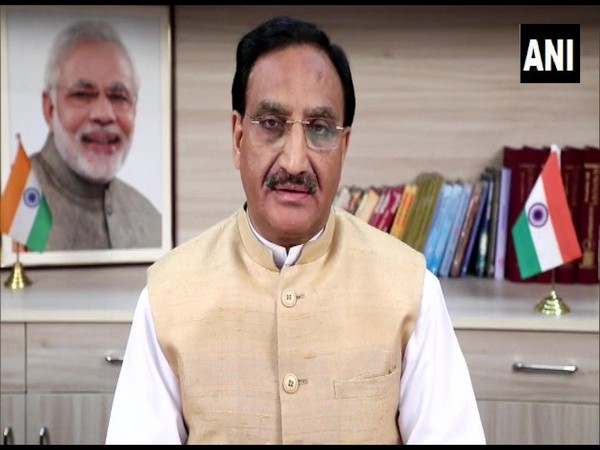 Union Education Minister Ramesh Pokhriyal (File Photo/ANI)