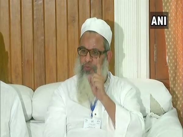 Mahmood Madani addressing a press conference in New Delhi on Thursday. Photo/ANI