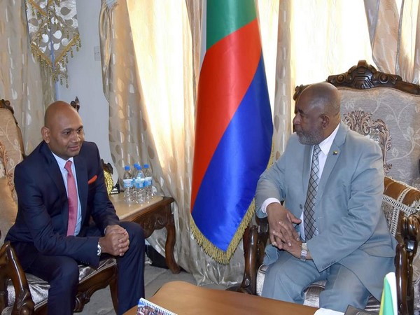Ambassador Abhay Kumar met with President of Comoros Azali Assoumani on Thursday.