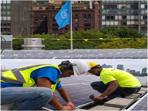 Total 193 photovoltaic panels have been set up with each panel having a size of 71.41kW