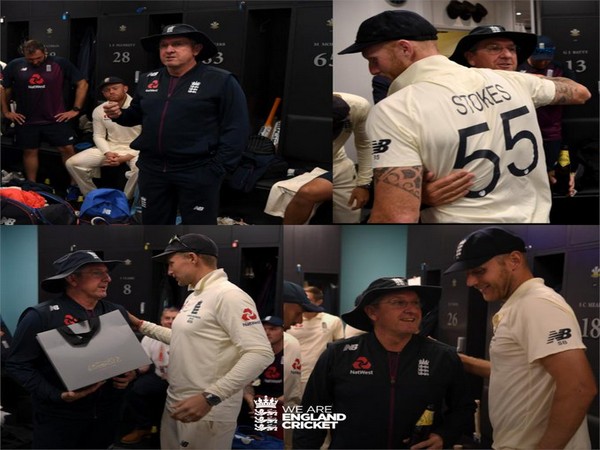 England cricket team bid adieu to coach Trevor Bayliss (Photo/ England Cricket Twitter)