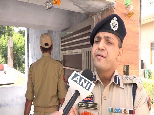 Sujit Singh, DIG Udhampur-Reasi, Jammu and Kashmir (Photo/ANI)