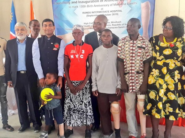 Indian Mission organises healthcare camp in Namibia (Picture Credits: India in Namibia/Twitter)