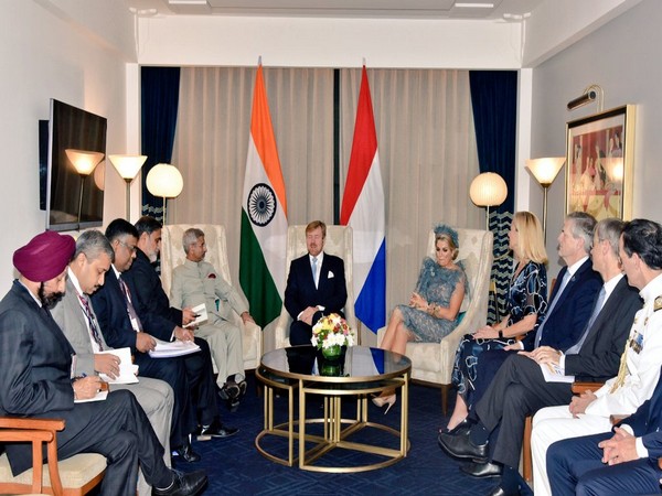External Affairs Minister S Jaishnakar and King of The Netherlands, Willem-Alexander and Queen Maxima