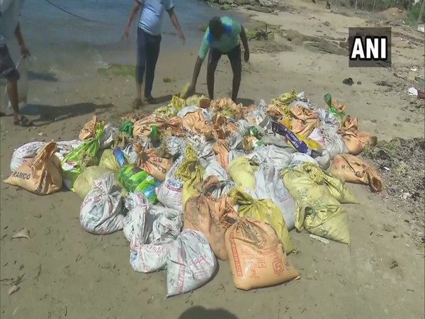 A team of forest rangers seize sea cucumber worth Rs 3 crore on Sunday. Photo/ANI