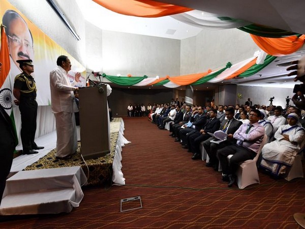M Venkaiah Naidu interacted with the thriving Indian community in Sierra Leone.