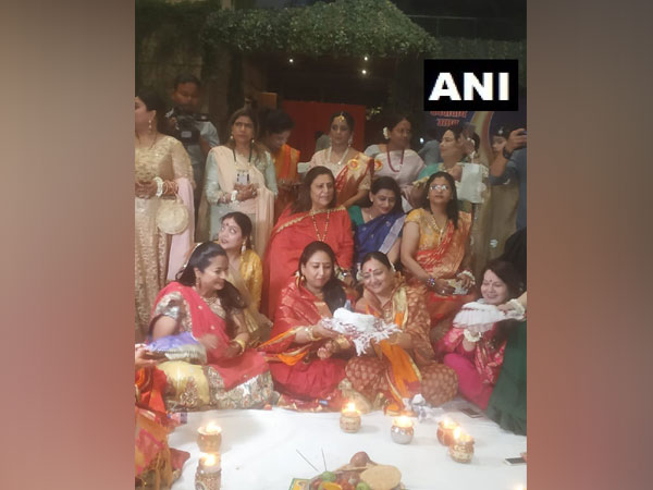 Mridula Pradhan, Mallika Nadda celebrating Karwa chauth