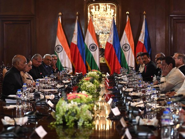 President Ram Nath Kovind held delegation level talks with his counterpart in Philippines, Rodrigo Roa Duterte (Photo tweeted by Rashtrapati Bhawan)