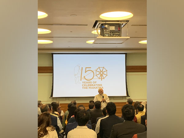 Prime Minister Narendra Modi interacting with the celebrated people from creative and entertainment industry here in New Delhi on Saturday. (Image courtesy: Twitter)