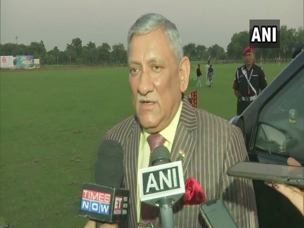 Indian Army Chief speaking to reporters in New Delhi on Sunday (Photo/ANI)