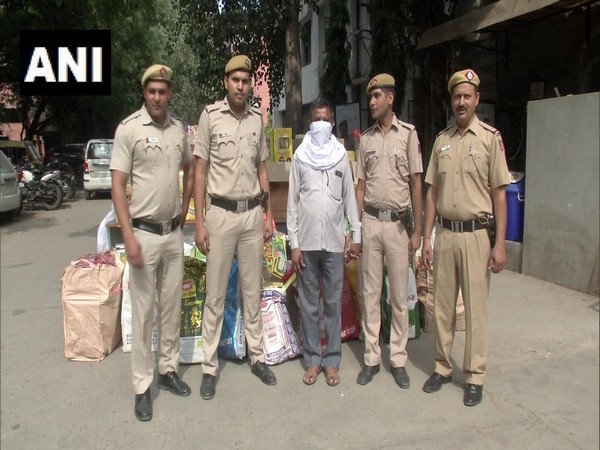 Delhi: One man was arrested yesterday in possession of around 700 kg illegal firecrackers. Photo/ANI