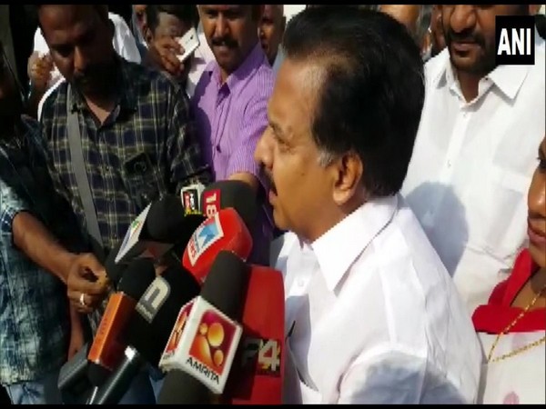 Kerala Congress leader Ramesh Chennithala speaking to media persons on Friday (Photo/ANI)