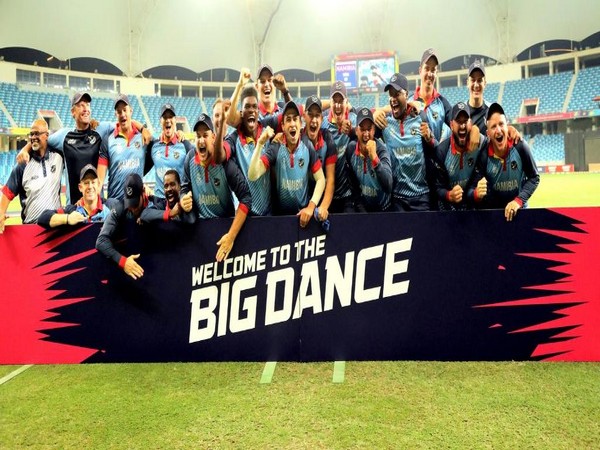 Namibia cricket team (Photo/ T20 World Cup Twitter)