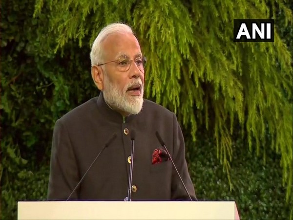 Prime Minister Narendra Modi addressing an event in Thailand on Sunday. Photo/ANI