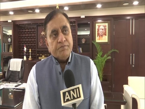 Uttar Pradesh Director General of Police OP Singh talking to ANI on Thursday. Photo/ANI