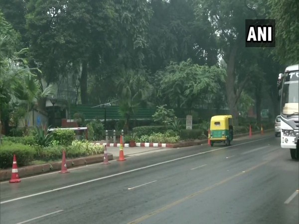 Delhi received light rain showers on Thursday [Photo/ANI]
