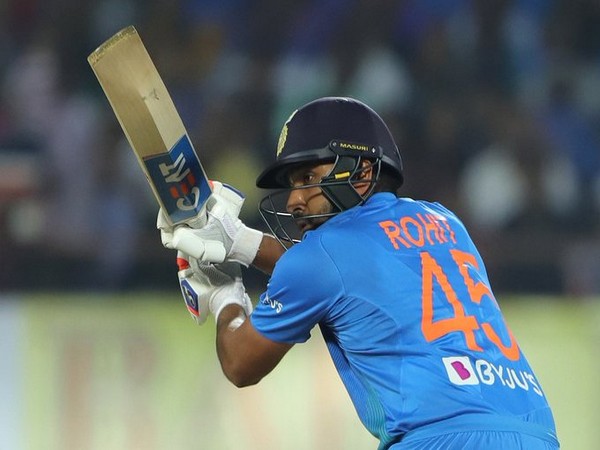 India's stand-in skipper Rohit Sharma in action against Bangladesh (Photo/ BCCI Twitter)