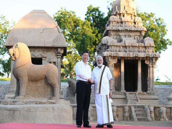 Chinese President Xi Jinping and Prime Minister Narendra Modi in Mamallapuram last year