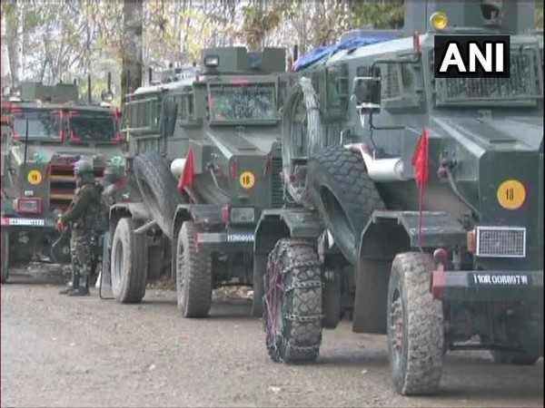Visuals from the encounter site. Photo/ANI