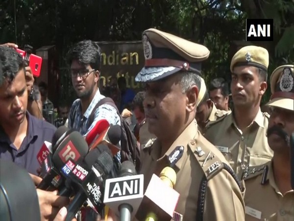Chennai Police Commissioner AK Viswanathan speaking to media persons on Thursday. (Photo/ANI)