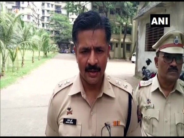 DCP (Zone-2) Ashok Dudhe talking to reporters in Navi Mumbai. Photo/ANI