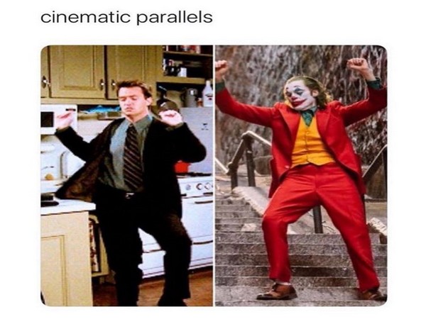 Chandler from FRIENDS and Joker (Photo/Matthew Perry Twitter)