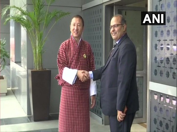 Bhutanese Foreign Minister Lyonpo Tandi Dorji arrived in New Delhi on Sunday. Photo/ANI
