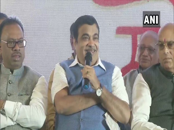Union Minister Nitin Gadkari addressing an event in Nagpur on Saturday (Photo/ANI)