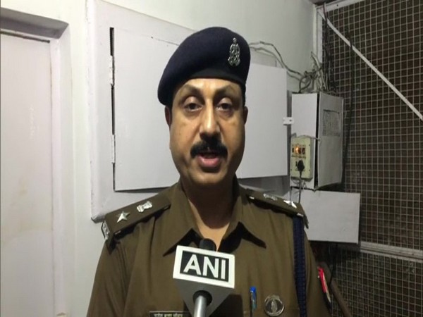 SP Brijesh Kumar Srivastava talking to ANI on Saturday. Photo/ANI