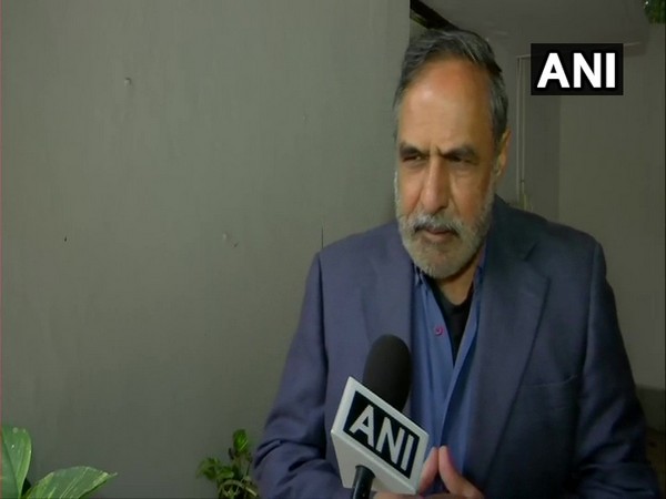 Congress leader Anand Sharma speaking to ANI in New Delhi on Sunday. Photo/ANI