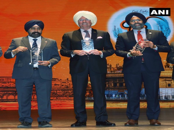 US: Sikh community celebrated the 550th Birthday of Guru Nanak Dev in New Jersey on Saturday. Photo/ANI