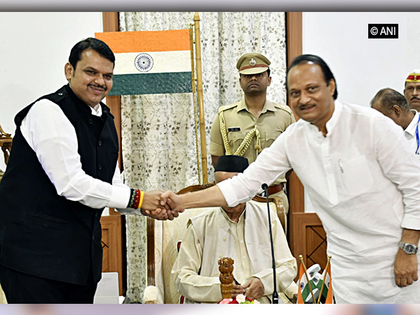 Maharashtra Chief Minister Devendra Fadnavis and Deputy Chief Minister Ajit Pawar (file photo)