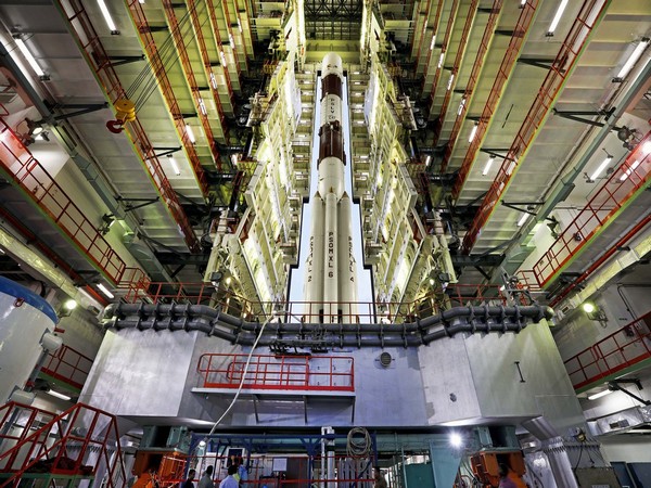 ISRO tweeted a picture of PSLV-C47 in the vehicle assembly building on Monday