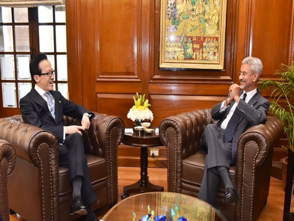 External Affairs Minister S Jaishankar on Monday met Japanese National Security Advisor Shigeru Kitamura (R)