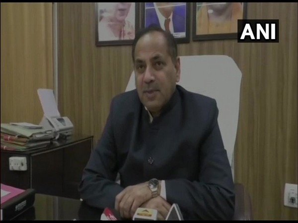 Mahatma Jyotiba Phule Rohilkhand University Vice-Chancellor Anil Shukla talking to ANI on Tuesday. Photo/ANI