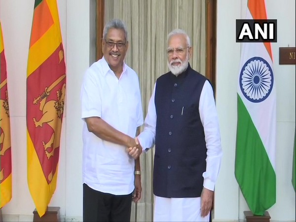 Sri Lankan President Gotabaya Rajapaksa and rime Minister Narendra Modi