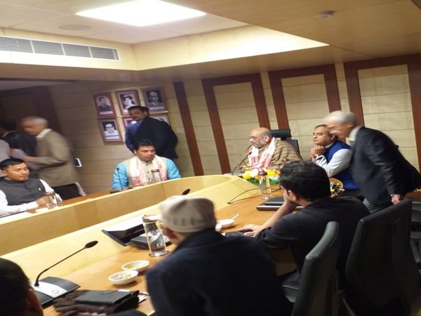Home Minister Amit Shah chairing the meeting on Friday