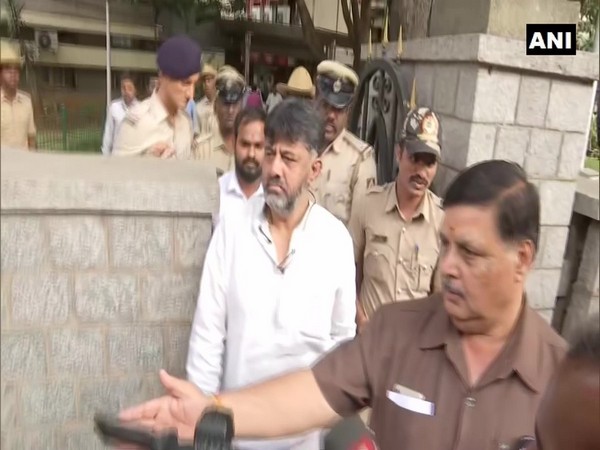 The IT Department had summoned Shivakumar in the matter. Photo/ANI