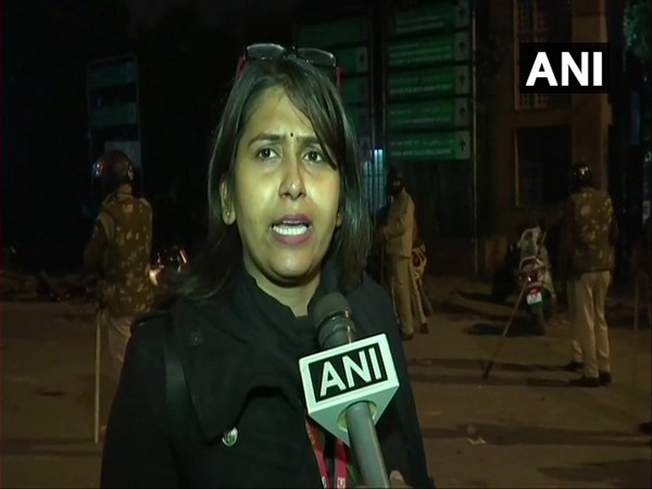 BBC woman journalist Busra Sheikh has alleged that she was abused and pulled by hair by cops on Sunday. Photo/ANI